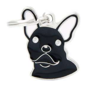 My Family Hundetegn Fransk Bulldog Sort